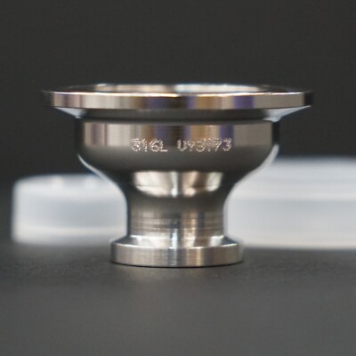 Tri-Clamp Concentric Reducer 1.5'' x 0.75'' 316L EP Stainless 1-1/2'' x 3/4''