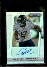 ALSHON JEFFERY 2013 PANINI PRIZM FOOTBALL PRIZM AUTO 4/5 CHICAGO BEARS *9722