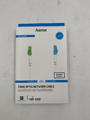 hama - Fibre optic Network Cable - 3m, gigabit Ethernet