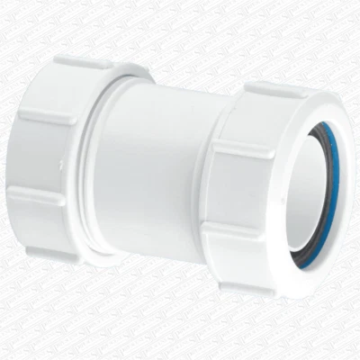 MCALPINE 40mm 42mm 43mm Joiner Coupling Compression Multifit 1 1/2" Bath Waste Pipe Join