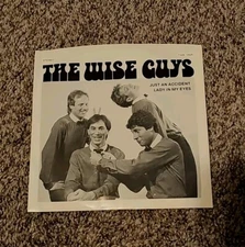 The Wise Guys Power Pop 45 Chicago Private Press Picture Sleeve Just An Accident