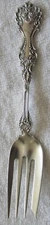 Pompadour Whiting Sterling Silver buffet relish condiment salad fork 