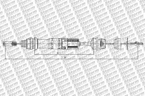 Câble d'embrayage Citroën Berlingo 1.8 D pour réparer une pédale dure
