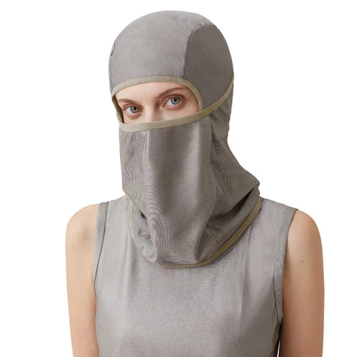 Electromagnetic Radiation Protection Silver Fiber Head Hood EMF Shielding - Bild 7 von 19
