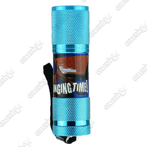 Kids Licensed Disney Cartoons Aluminium 9 LED Torch Light Boys Xmas Gift 8.7cm - Picture 230 of 302