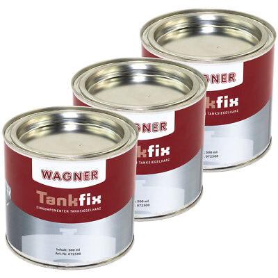 Tank Versiegelung Wagner 3x 500 ml Einkomponentenharz Tankversieglung Harz