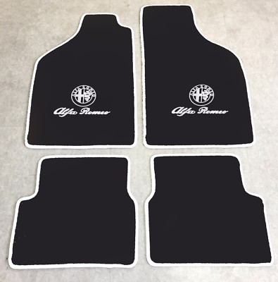 Fußmatten Kompatibel Mit Alfa Romeo 156 Limousine 1997-2005, Maßgeschneidertes Auto-Fußmatten-Set, Teppich-Fußmatten-Set
