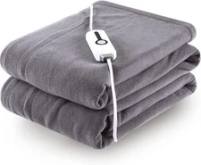 Electric Heated Blanket Full Size 72'' x 84'' with 4 Levels & 10 Hour Auto Off