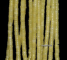 4X2MM HONEY JADE GEMSTONE GRD AA YELLOW HEISHI RONDELLE 4X2MM LOOSE BEADS 8inch