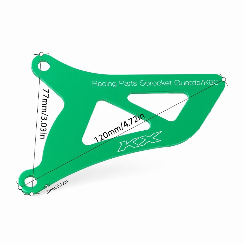 Protector de cadena cubierta de piñón delantero CNC para KAWASAKI KX250F 2006-2016 Foto 2 de 4