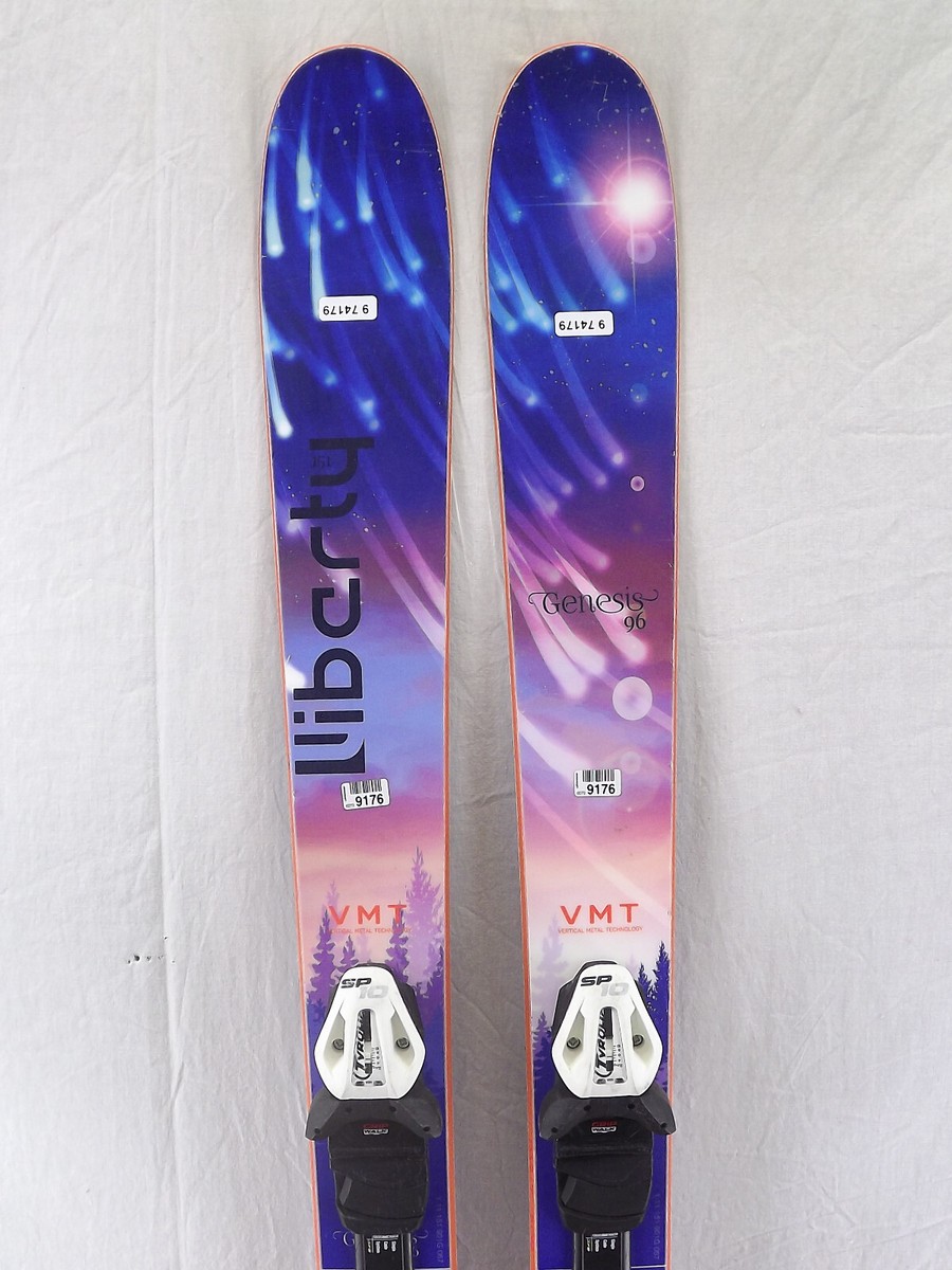 22-23 Liberty Genesis 96 Used Wmns Skis w/Bindings 151cm #974179