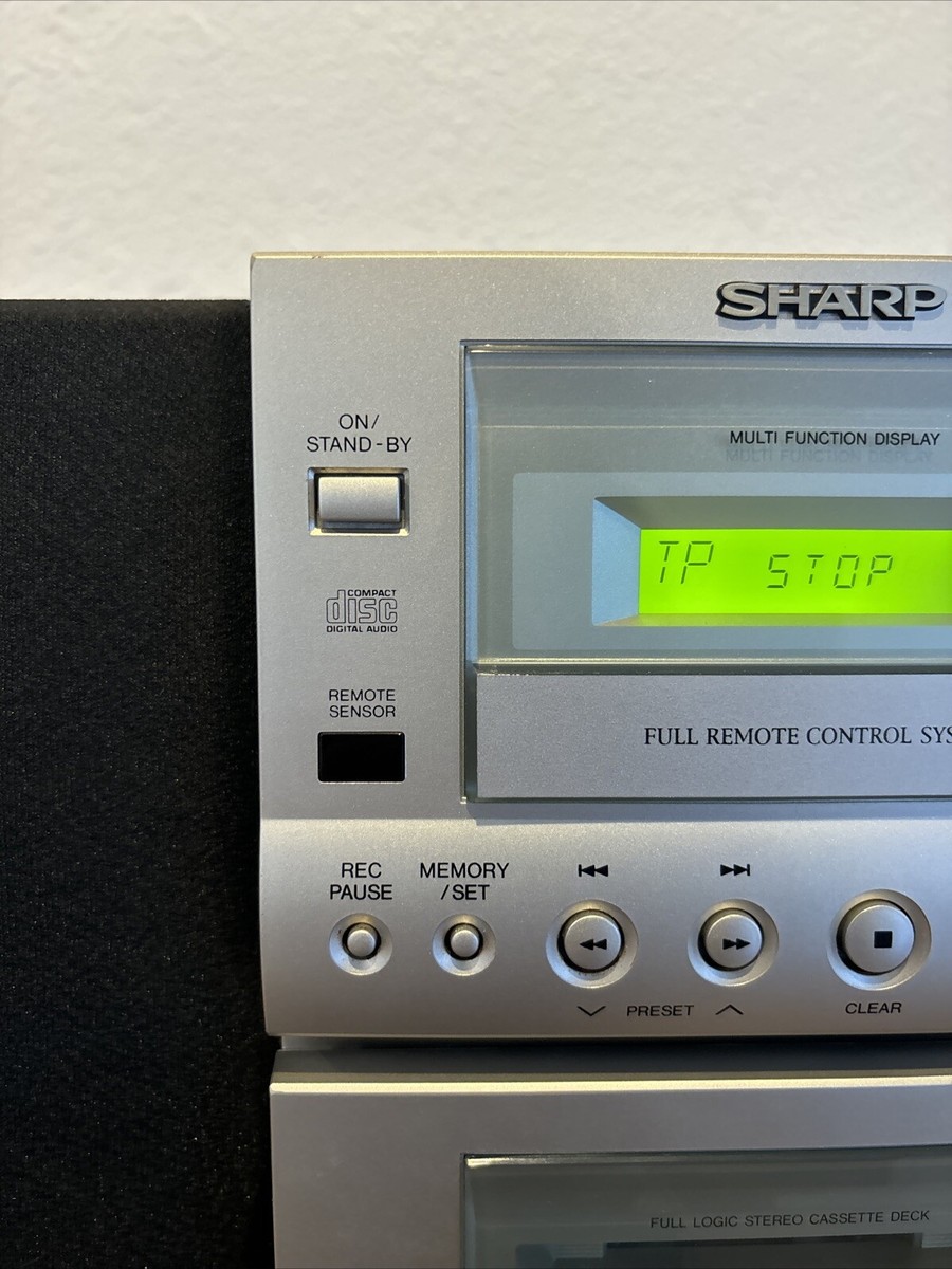 SHARP XL-505 Shelf Stereo System Vintage Retro Tech (No Remote