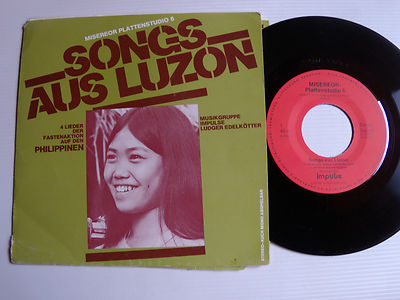 IMPULSE: SONGS AUS LUZON Philippines - 7'' EP GmBh 1978 MISEREOR Plattenstudio 6