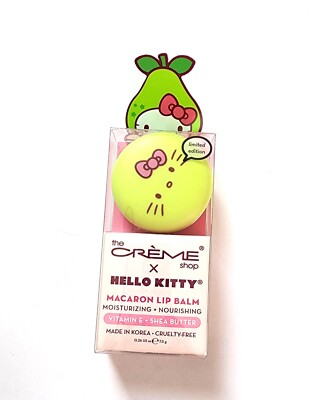 The Creme Shop x Hello Kitty  Macaron Lip Balm -Juicy Pear
