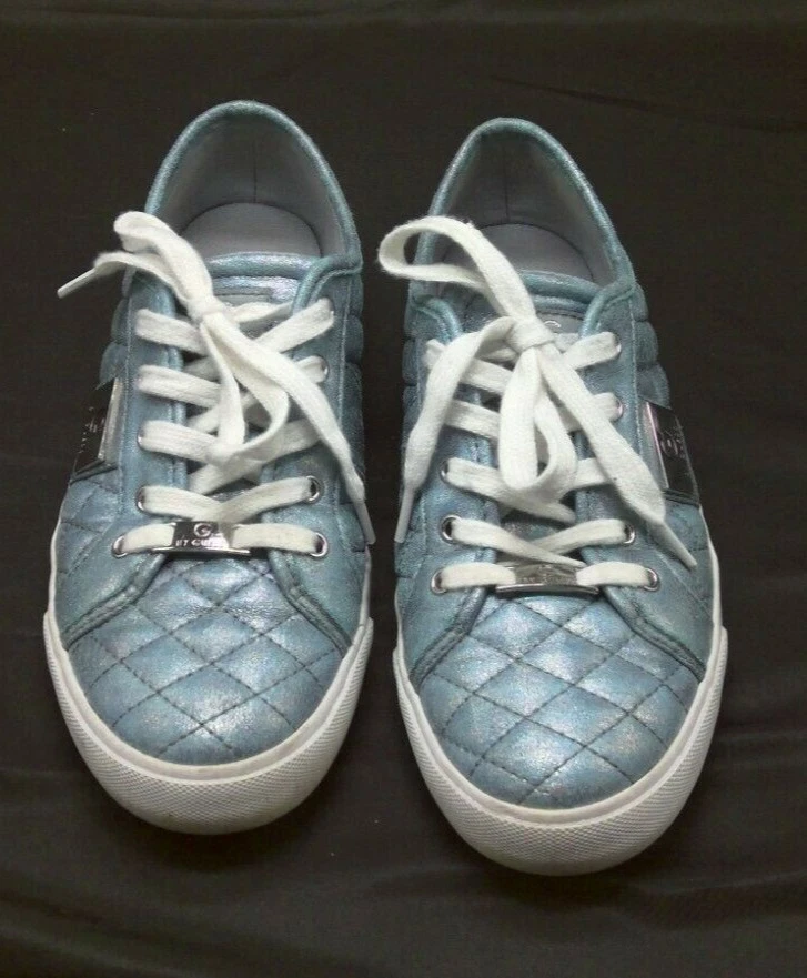 Blue sparkly tennis clearance shoes