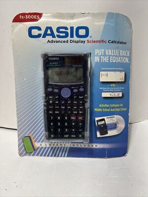 Casio FX-300ES Advanced Display Scientific Calculator Activities Software