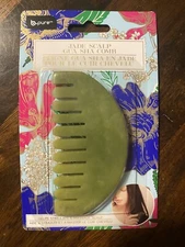 JADE SCALP COMB -SCALP MASSAGE COMB-SPA TOOL- GUA SHA COMB- REAL JADE!