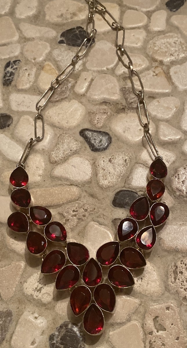 ネックレス・ペンダント Mixed Stone Statement Necklace Cezanne CZ Stone Crystal Mix Statement Y-Necklace | Dillard's