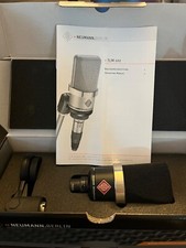 Neumann Berlin Tlm 102 Bk Black Microphone With Mount