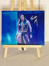NXT WWE TNA EMBER MOON AKA ATHENA SIGNED 8X10 WRESTLING INK COA