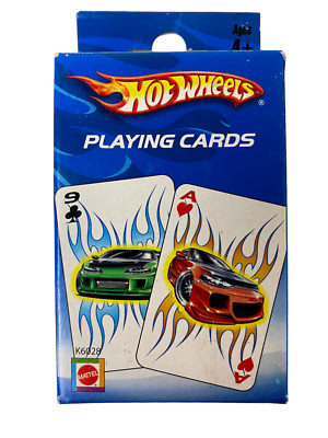 Hot Wheels Auto Karten Spiel Inhalt Mattel 2006 rar Playing Cards K6028