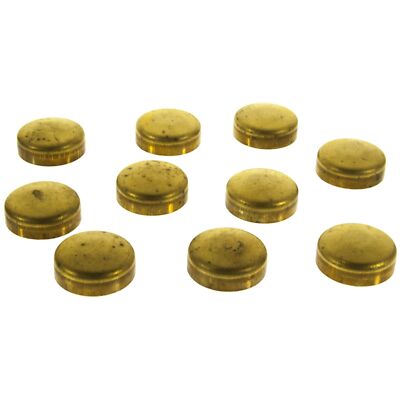 ELGIN 1-13/64'' 1.201'' PLC-134B BRASS Cup Engine Expansion Freeze Plugs Box/10