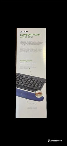 WB Allsop 30205 Memory Foam Wrist Rest Ergonomic Stress Relief (Black) - Picture 4 of 5
