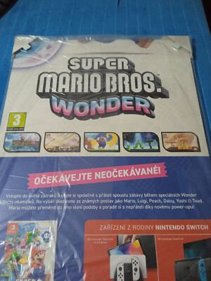 New Super Mario Bros.店頭ディスプレイ Super Mario Bros Wonder store displej promo standee Nintendo