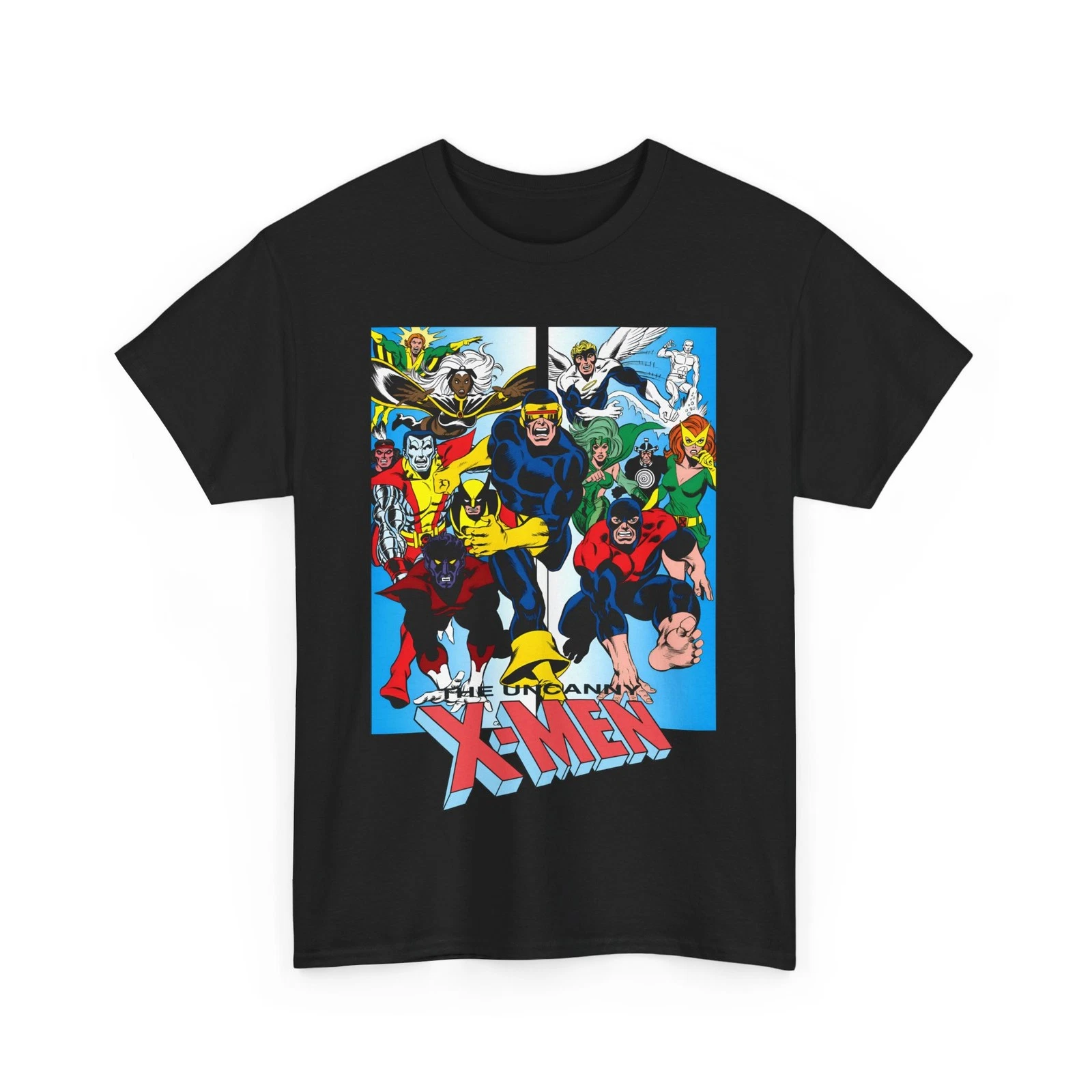 Uncanny X-Men T-Shirt - Dave Cockrum Art - Marvel Comics - Wolverine, Storm