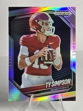 2025 Prizm Black Ty Simpson True Silver Prizm #152 Alabama 🔥📈
