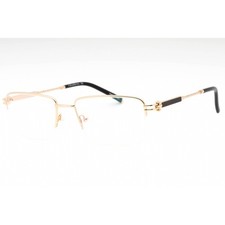 Charriol Men's Eyeglasses Shiny Gold/Black Metal Rectangular Frame PC75114 C03