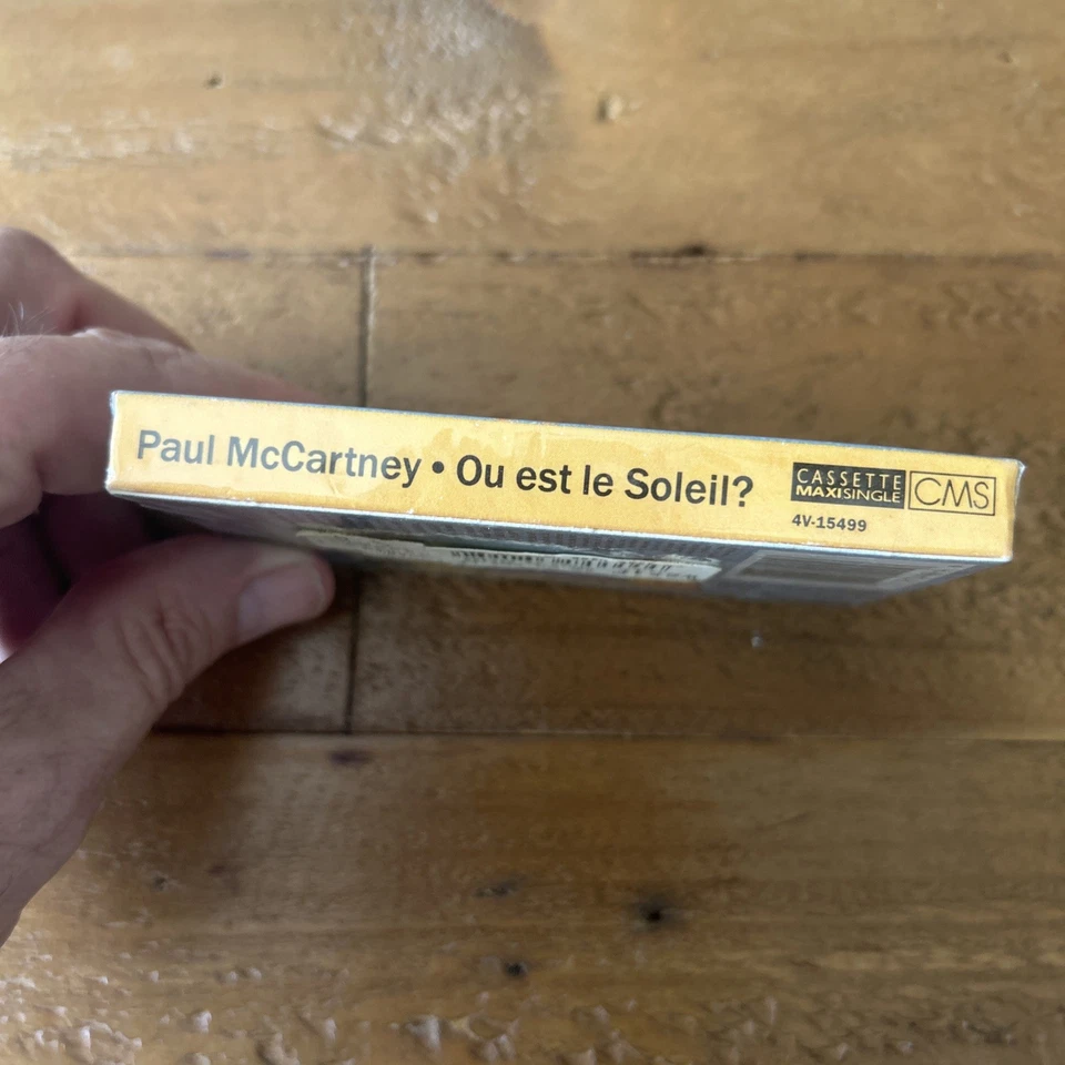 PAUL McCARTNEY - Ou Est Le Soleil? - Cassette Tape Single Mint - Image 3 of 4