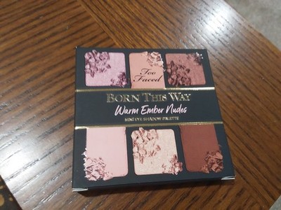 Too Faced Born This Way WARM EMBER NUDES Mini Eye Shadow Palette NEW IN BOX!!