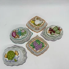 Vintage lot of 5 Franklin Mint Le Cordon Bleu Decorative Jello Molds