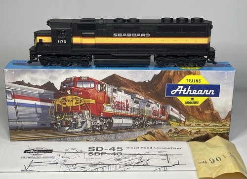 Athearn USA 4161 PWR EMD SD45 Diesel Railroad Loco Seaboard SAL #1170 - HO Scale | Condition: Used