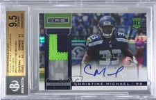 2013 Panini Rookies & Stars 2/32 Christine Michael BGS 9.5 GEM MINT Auto 0s3