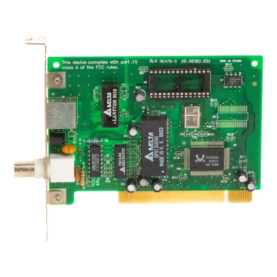 Scheda Di Rete ACER ALN-201TB 55.80316.004 BNC RJ-45 10Mb/s PCI - Immagine 2 di 3