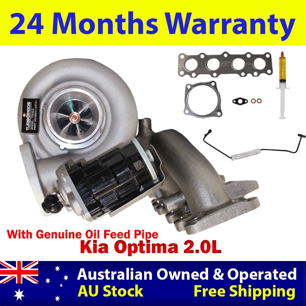 Upgrade Billet Turbo+Oil Feed Pipe For Kia Optima 2.0L