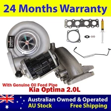 Upgrade Billet Turbo+Oil Feed Pipe For Kia Optima 2.0L