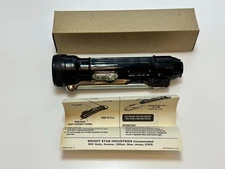 Bright Star 451 Flashlight with Inspection Light Vintage Military RARE NOS USA
