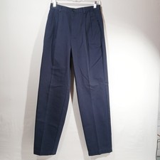 Dockers Women's Khaki Pants Size 8 Medium Navy Tapered Leg Pleated New NWT