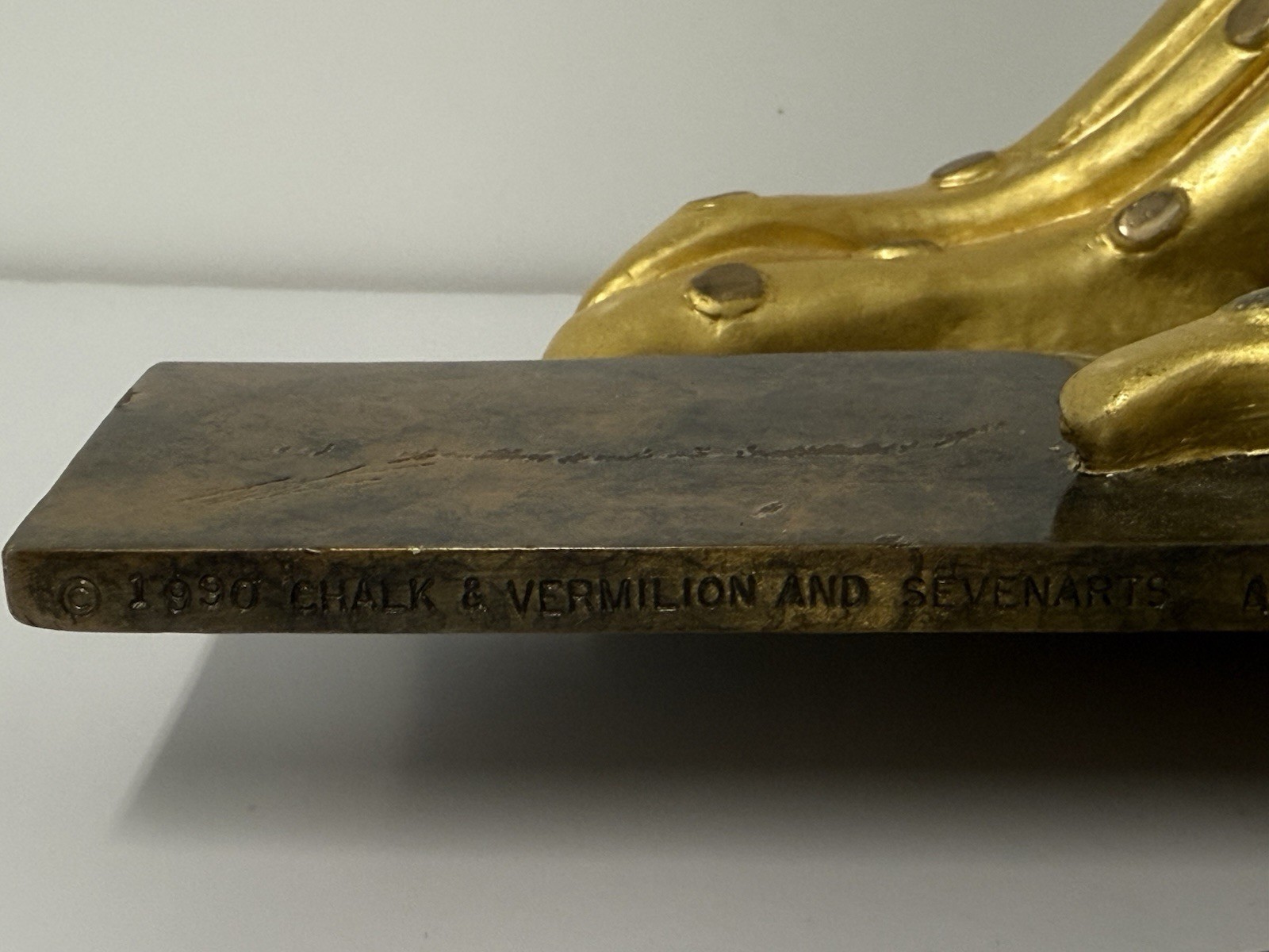 Erte (Romain de Tirtoff) Cold Painted Bronze Sculpture "Melisande" 1990 AP 31/37