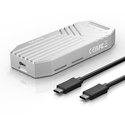40Gbps USB4 M.2 NVMe SSD Enclosure Cooling Fan Aluminum Fits Thunderbolt 4/3