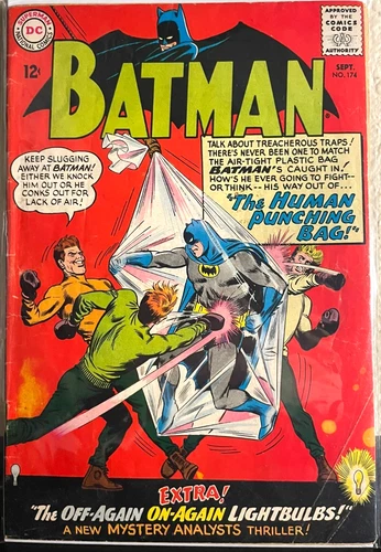 Batman #174 1965 Silver Age DC Comic book 12c Cover Vintage Comics
