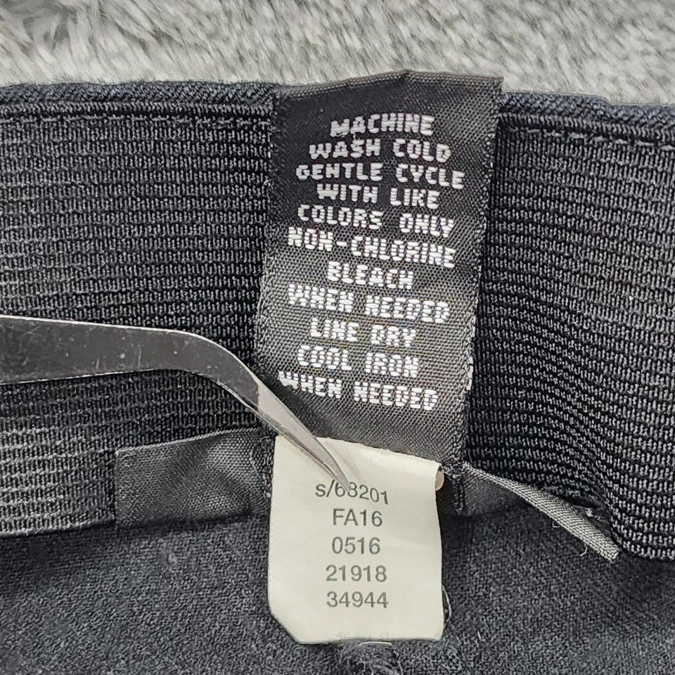 Alfani Pants Womens 6 Black Low Rise Skinny Front Seam Zipper Pockets Stretch - Image 4 of 4