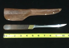 Vintage IPCO Stainless Steel Fillet Knife Japan 6" Blade W/ Sheath