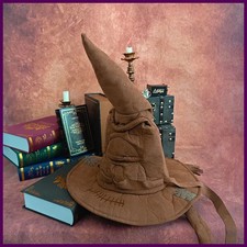 Fashion Movies Witch Wizard Hat Sorting Hat Leather Halloween Party Props Dress