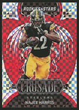 2022 Panini Rookies & Stars #CR-5 Najee Harris Crusade Red Plaid