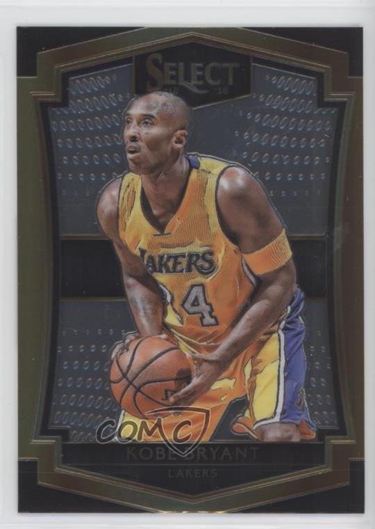 2015-16 Panini Select Premier Level Kobe Bryant #186 HOF fm0