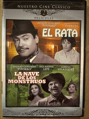 Rare Piporro 2 Movie Pack OOP DVD- alias El Rata & La Nave de Los Montruos